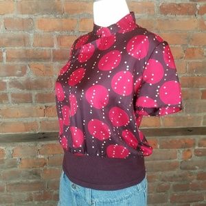 Vintage Armand Ventilo Womens Brown w/ red White